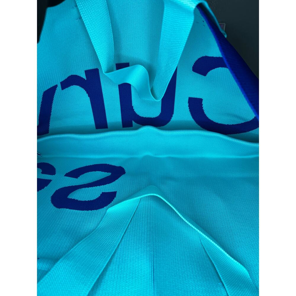 Curves Knit Tote - Azure - Picture 2 of 6